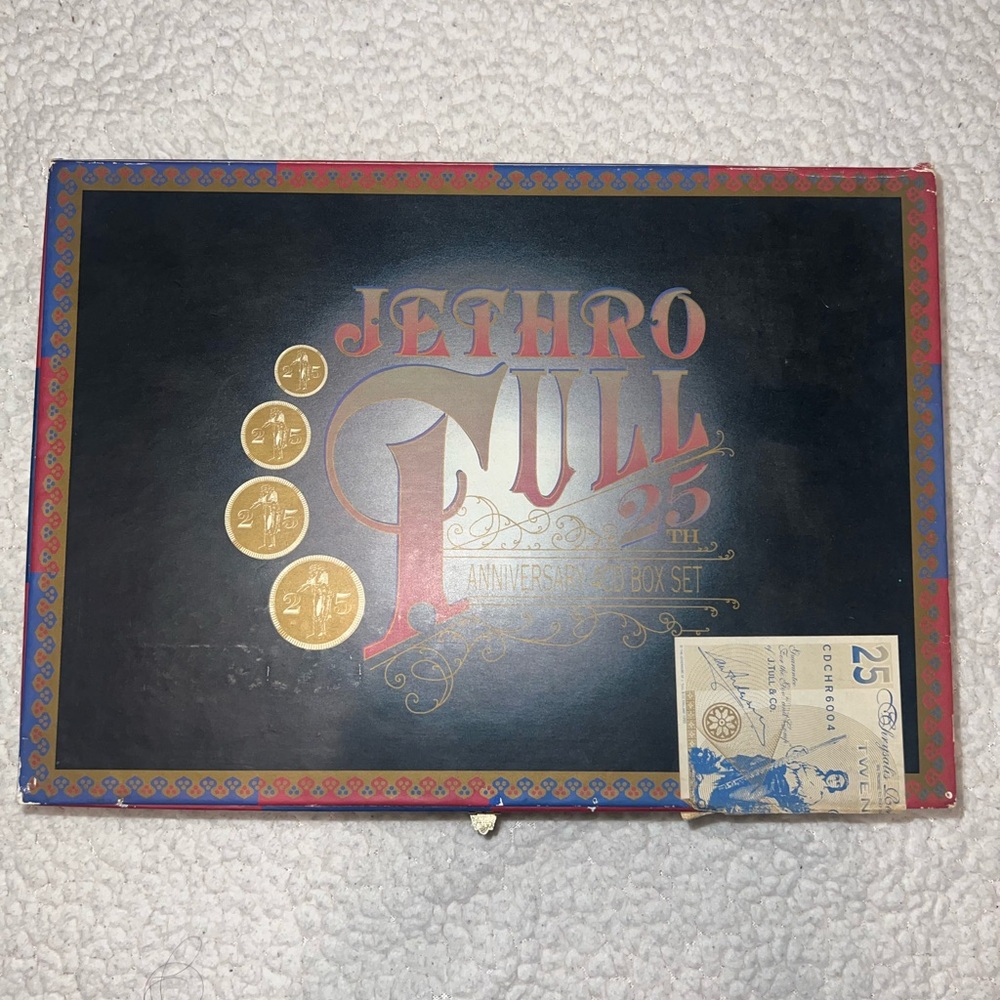 Jethro Tull The 25th Anniversary Edition 4 CD Box Set Live Recording